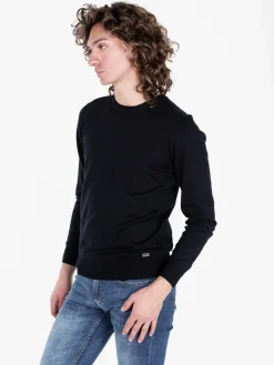 Baci & Abbracci Pullover girocollo da uomo in maglia