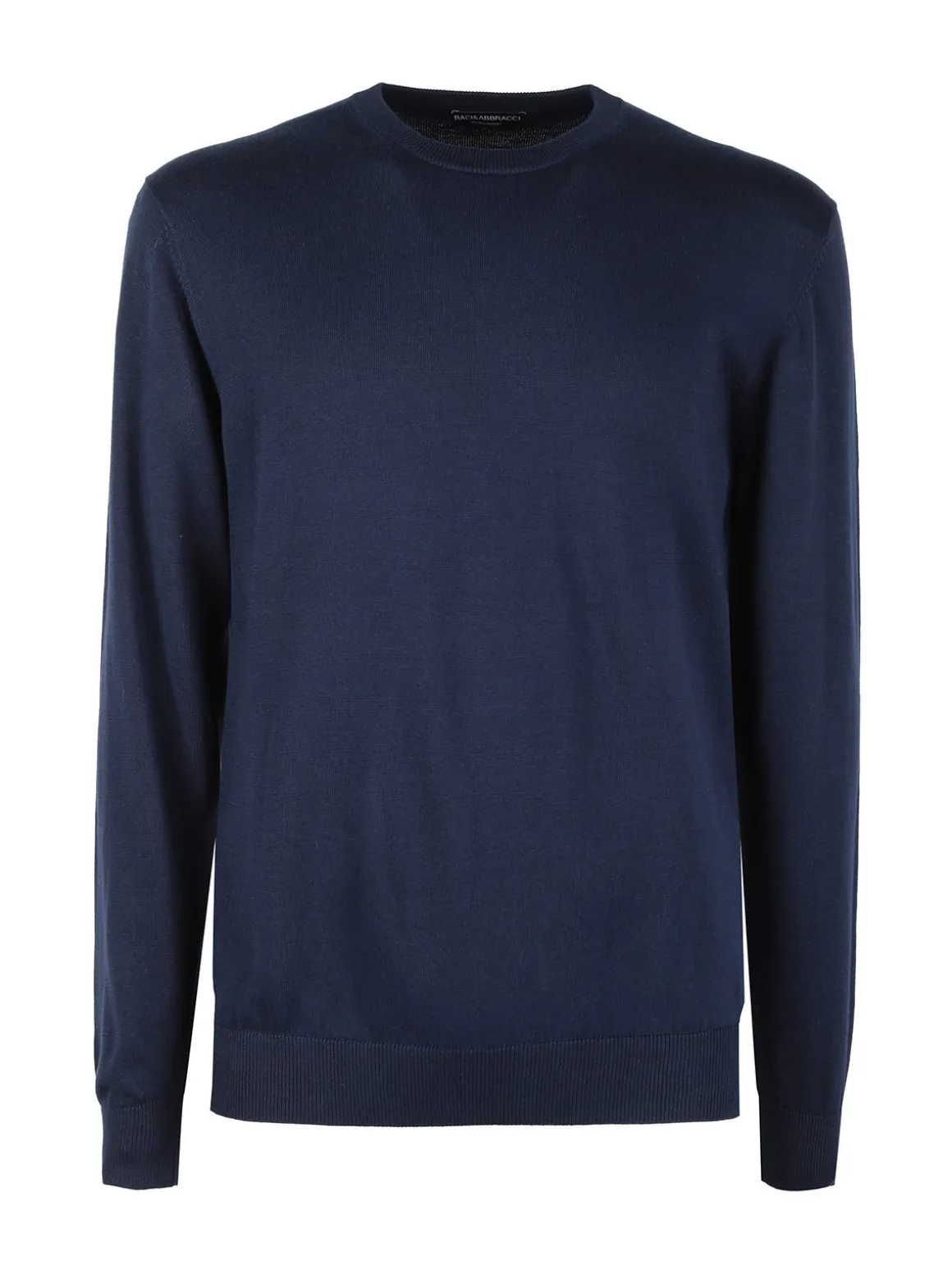 Baci & Abbracci Pullover girocollo da uomo in maglia extra fine