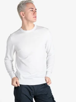 Baci & Abbracci Pullover girocollo da uomo in maglia extra fine