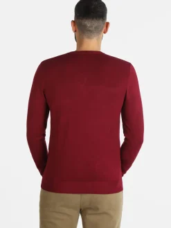 Baci & Abbracci Pullover uomo in maglia scollo a V