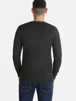 Baci & Abbracci Pullover uomo in maglia scollo a V