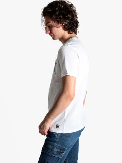 Baci & Abbracci T-shirt da uomo in cotone con taschino