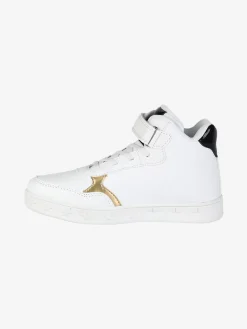 Bacio & Bacio Sneakers alte da ragazza con cinturino a strappo e luci