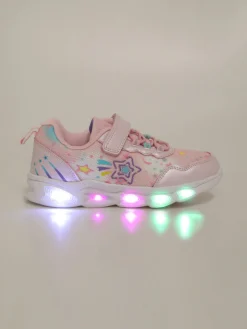 Bacio & Bacio Sneakers da ragazza con chiusura a strappo e luci
