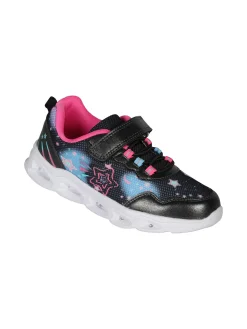 Bacio & Bacio Sneakers da ragazza con chiusura a strappo e luci