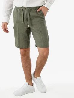 Bad Boys Bermuda in lino da uomo - militare