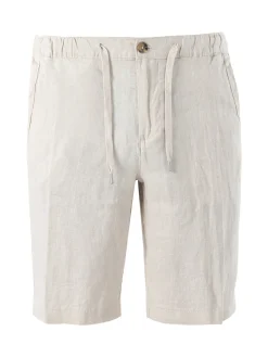 Bad Boys Bermuda in lino da uomo - beige