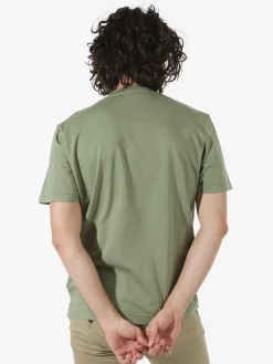 Bad Boys Maglia da uomo in cotone a maniche corte con taschino - militare