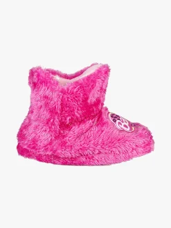 Barbie Pantofole a stivaletto da bambina con pelo - rosa