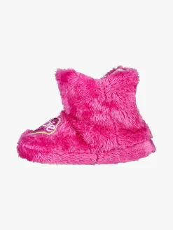 Barbie Pantofole a stivaletto da bambina con pelo - rosa
