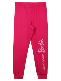 Barbie Pigiama lungo da bambina in cotone interlock