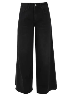 Baseventi Jeans baggy da donna - nero
