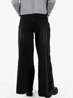 Baseventi Jeans baggy da donna - nero