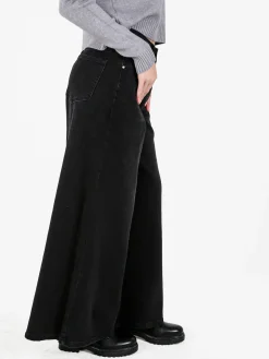 Baseventi Jeans baggy da donna - nero