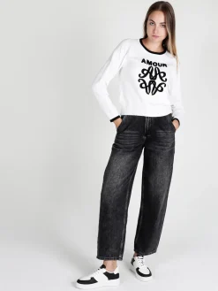 Baseventi Jeans donna mom fit