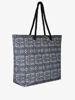 Basile Borsa da mare animalier con manici in corda