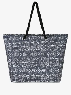 Basile Borsa da mare animalier con manici in corda