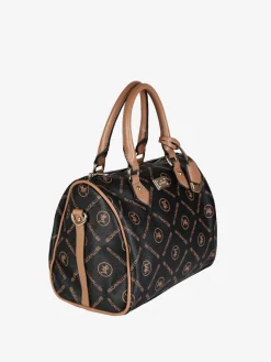 B.Cavalli Borsa donna a bauletto con scritte