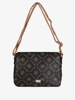 B.Cavalli Borsa donna a tracolla con scritte