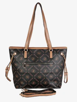 B.Cavalli Borsa tote con media con scritte