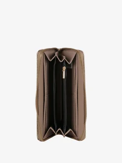 B.Cavalli Portafoglio da donna con stampe - khaki
