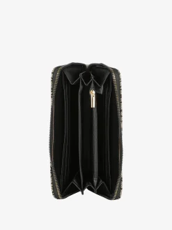 B.Cavalli Portafoglio da donna con stampe - fango