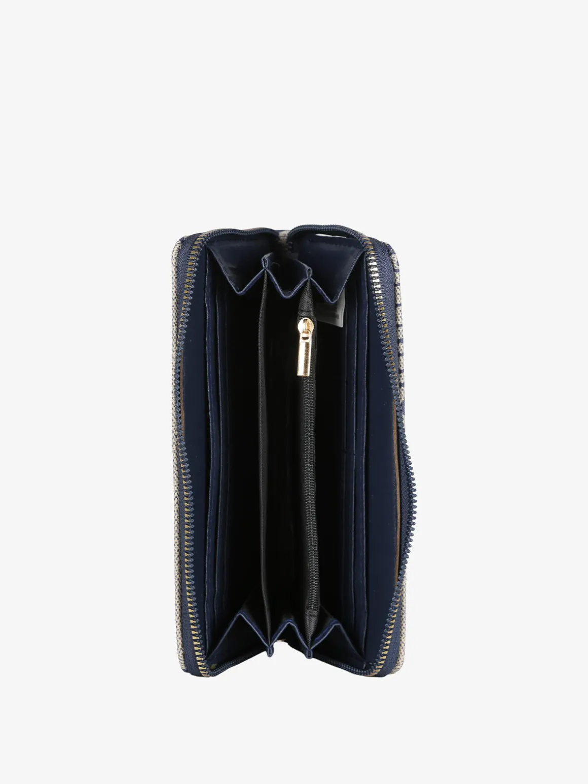 B.Cavalli Portafoglio da donna con stampe - blu scuro