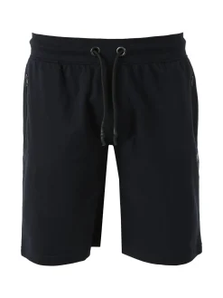 Be Board Bermuda sportivi da uomo in cotone con coulisse - blu scuro