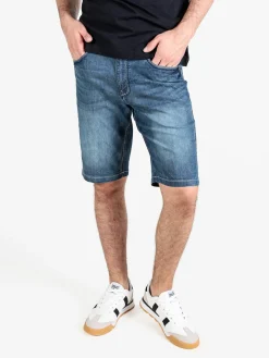 Be Board Bermuda uomo in jeans stretch