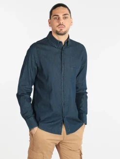 Be Board Camicia da uomo in jeans