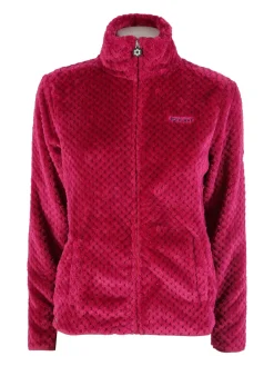 Be Board Felpa donna full zip in pile - fucsia