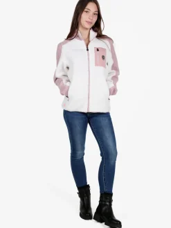 Be Board Felpa donna pesante in ecopelo con chiusura zip