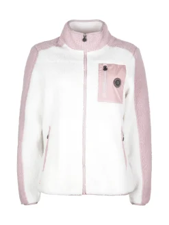 Be Board Felpa donna pesante in ecopelo con chiusura zip