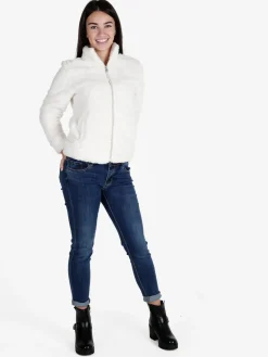 Be Board Giacca donna in ecopelliccia con zip