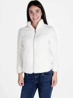 Be Board Giacca donna in ecopelliccia con zip