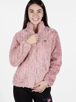 Be Board Giacca donna sportiva in ecopelo con zip