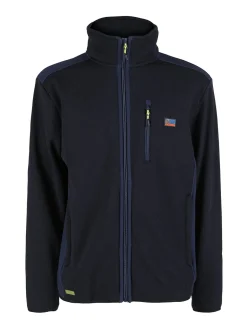 Be Board Giacca sportiva da uomo a collo alto con zip - blu scuro