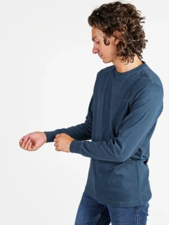 Be Board Maglia girocollo da uomo in cotone - ottanio