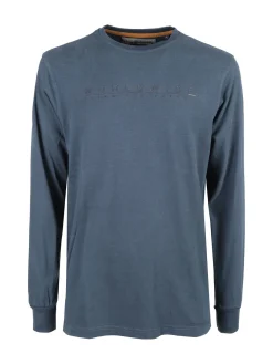 Be Board Maglia girocollo da uomo in cotone - ottanio