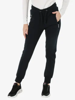 Be Board Pantaloni tuta donna con polsini - blu scuro