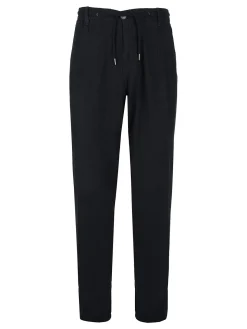 Be Board Pantaloni uomo in misto lino con coulisse