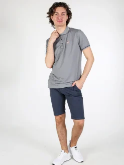 Be Board Polo da uomo a maniche corte in tessuto tecnico