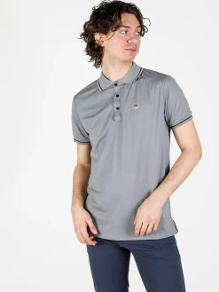 Be Board Polo da uomo a maniche corte in tessuto tecnico