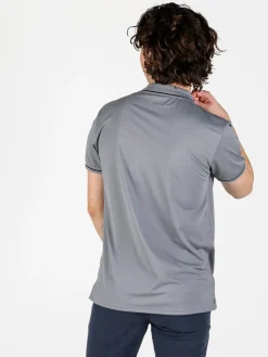 Be Board Polo da uomo a maniche corte in tessuto tecnico