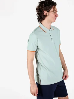 Be Board Polo da uomo a maniche corte in tessuto tecnico piquet
