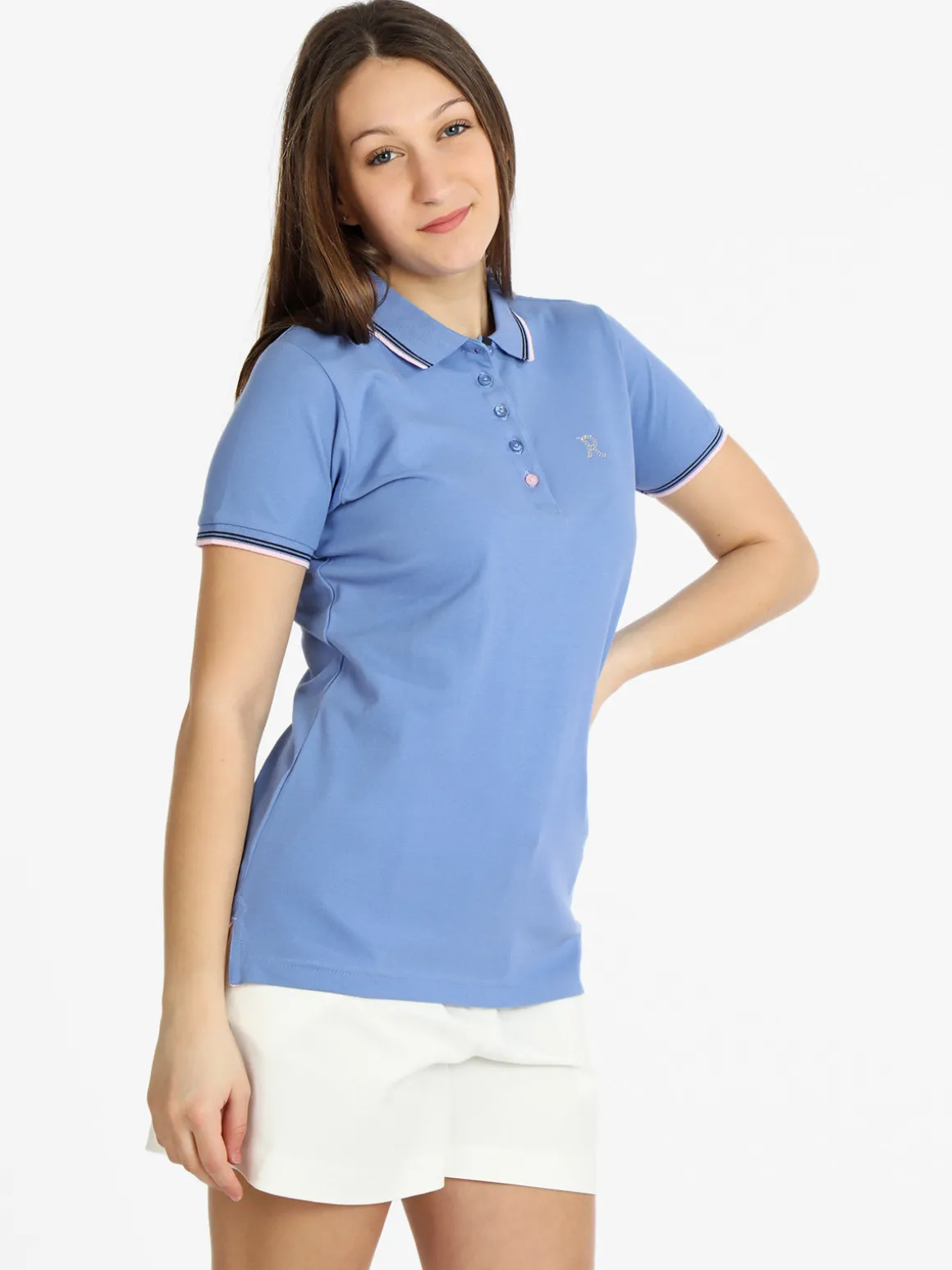 Be Board Polo donna a maniche corte in cotone