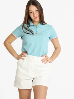 Be Board Polo donna in cotone manica corta