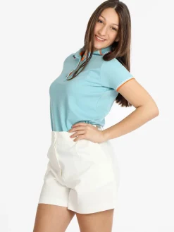 Be Board Polo donna in cotone manica corta