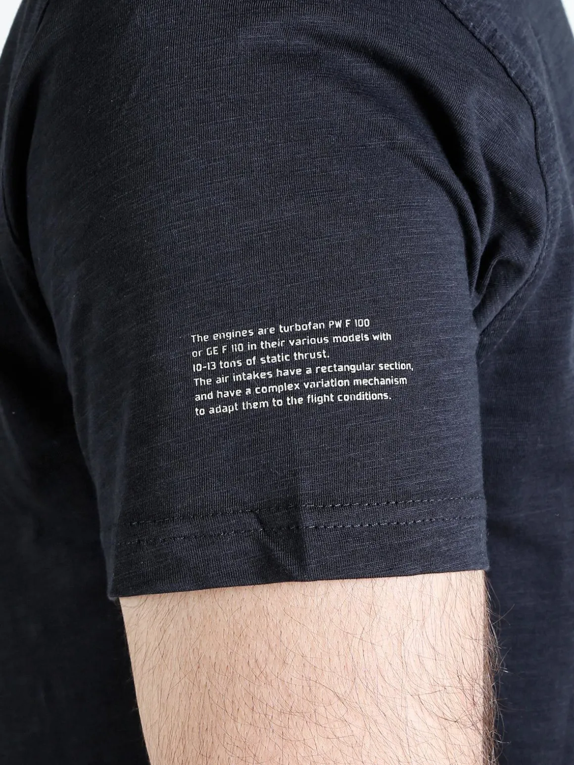 Be Board T-shirt girocollo da uomo in cotone con stampa