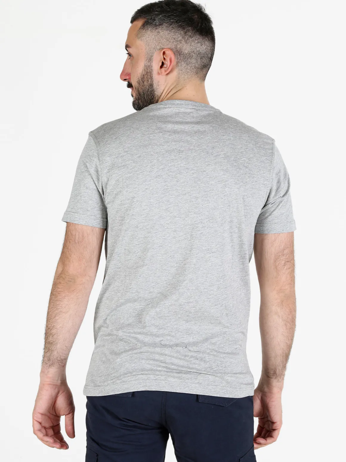 Be Board T-shirt girocollo da uomo in cotone con stampa